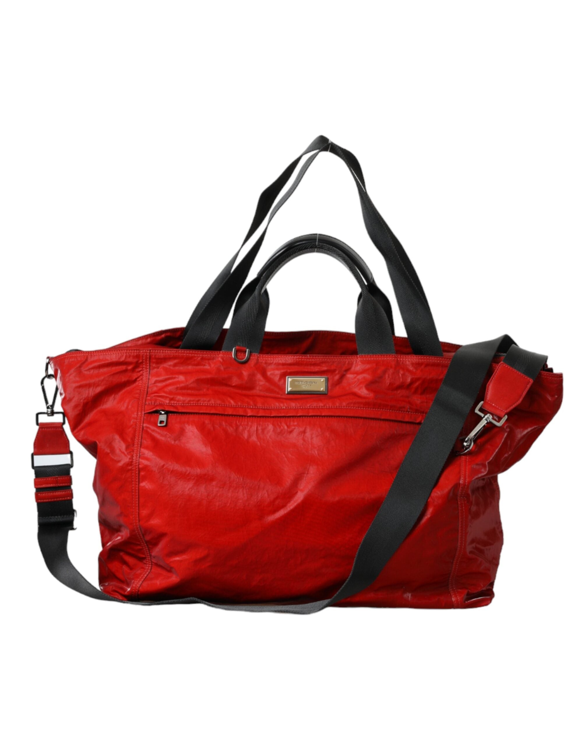 Dolce & Gabbana Red Nylon Calfskin Duffel Bag - Luksuslaukut ja asusteet Dolce & Gabbana - Tutustu YVES JAVANNI® 