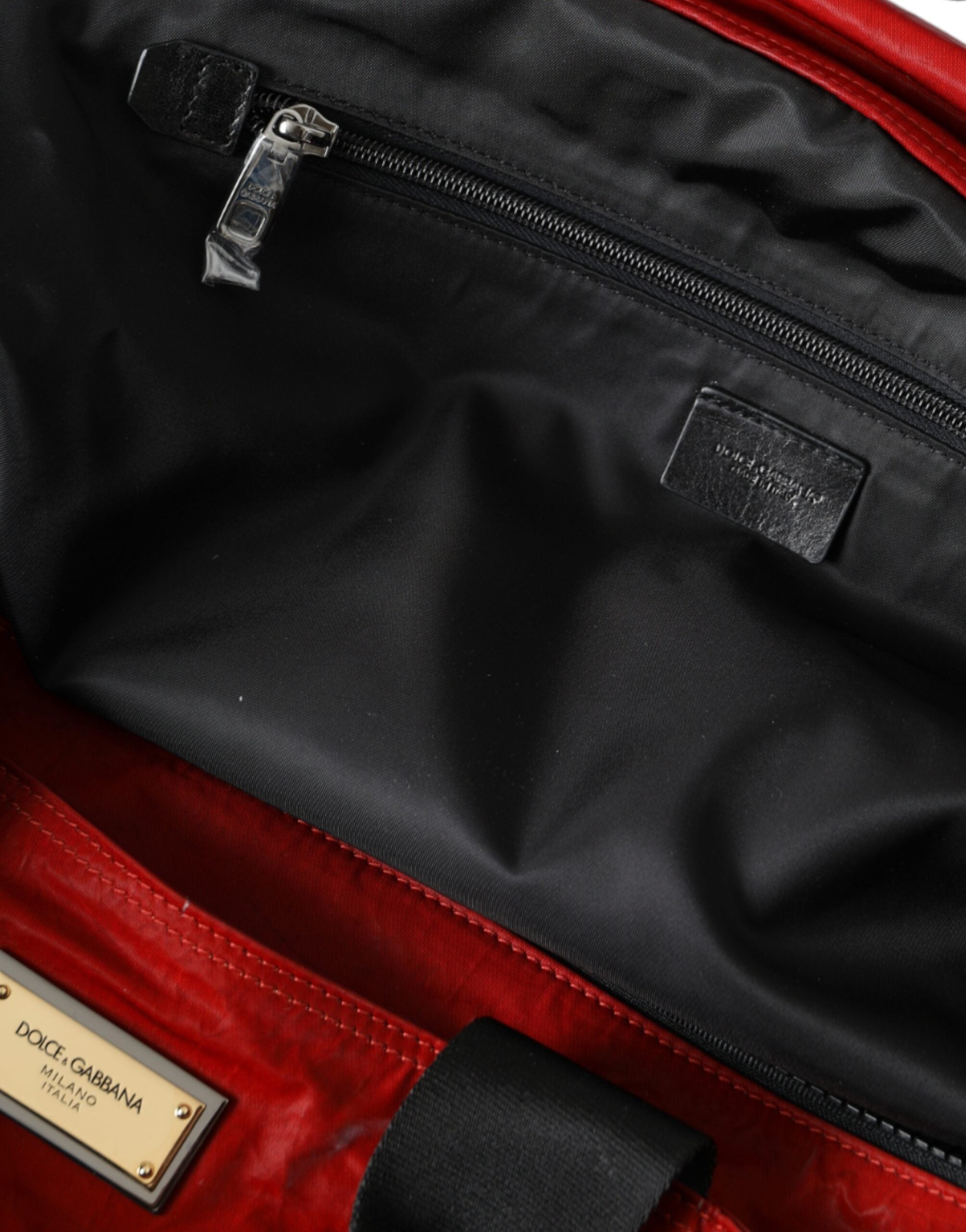 Dolce & Gabbana Red Nylon Calfskin Duffel Bag - Luksuslaukut ja asusteet Dolce & Gabbana - Tutustu YVES JAVANNI® 