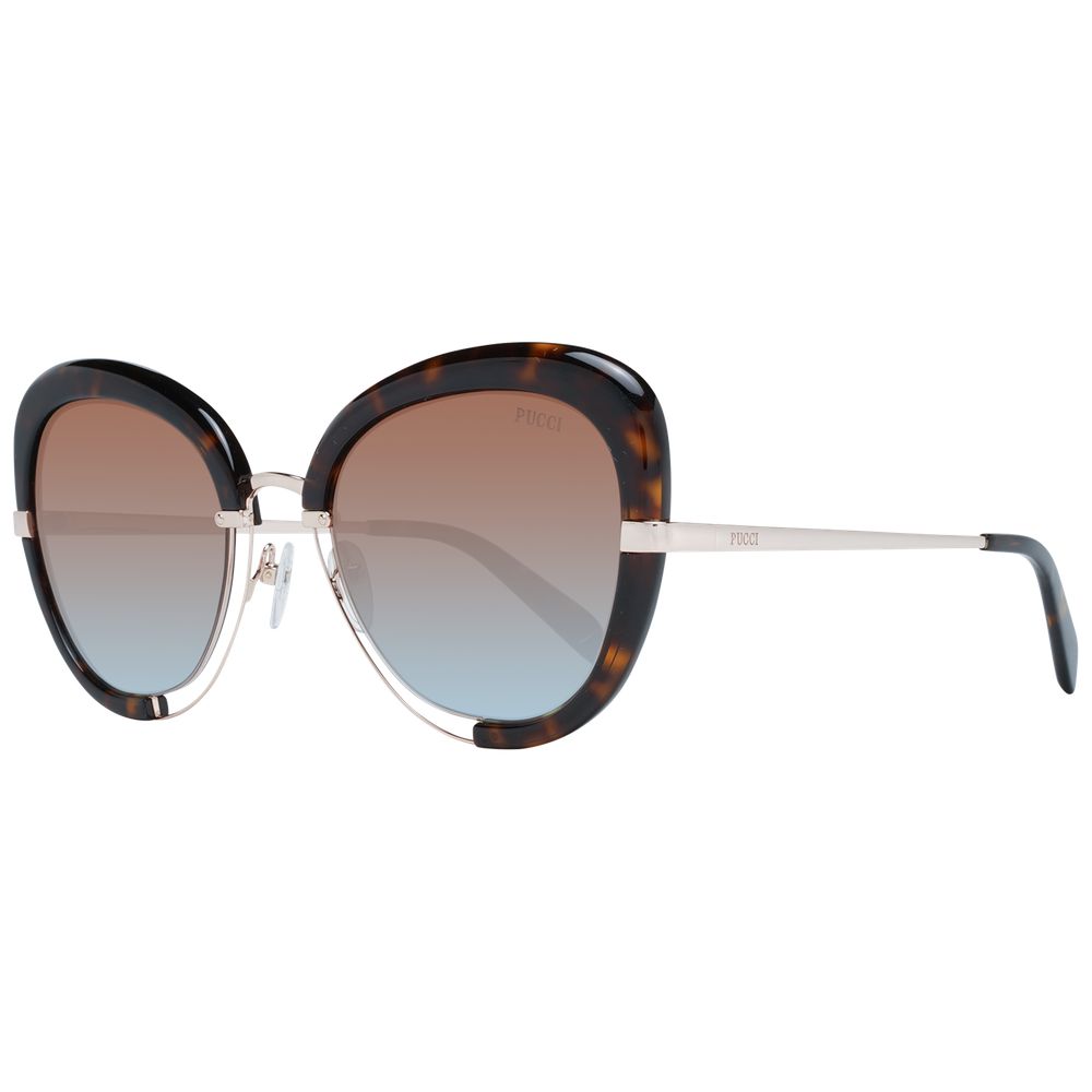 Emilio Pucci Brown Women Sunglasses - Luksusmuotia Emilio Pucci - Tutustu YVES JAVANNI® 