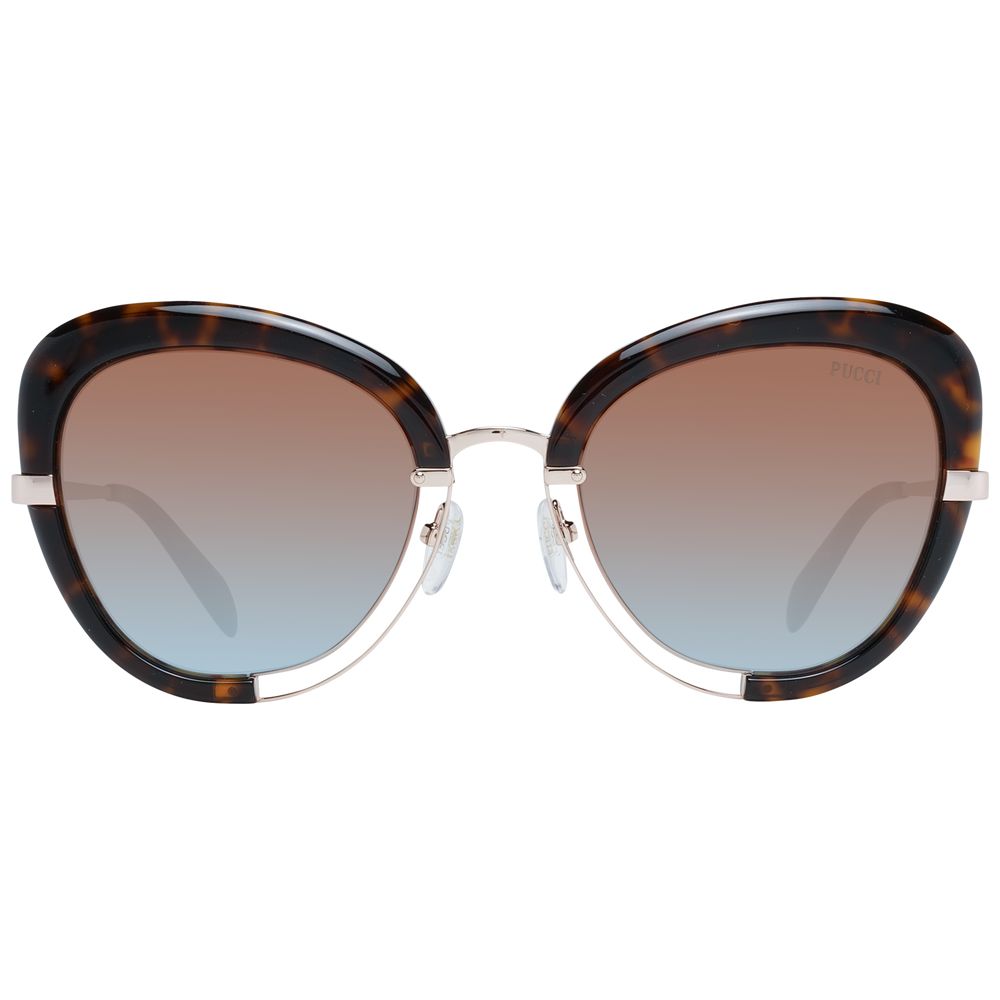 Emilio Pucci Brown Women Sunglasses - Luksusmuotia Emilio Pucci - Tutustu YVES JAVANNI® 