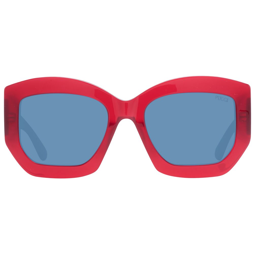 Emilio Pucci Red Women Sunglasses - Luksusmuotia Emilio Pucci - Tutustu YVES JAVANNI® 