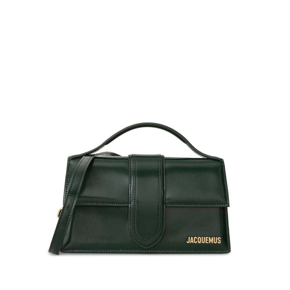 Jacquemus Green Leather Shoulder Bag - Luksusmuotia Jacquemus - Tutustu YVES JAVANNI® 