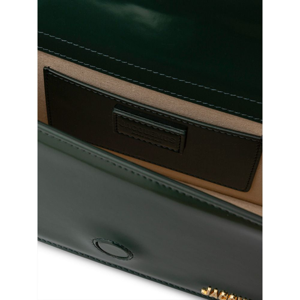 Jacquemus Green Leather Shoulder Bag - Luksusmuotia Jacquemus - Tutustu YVES JAVANNI® 