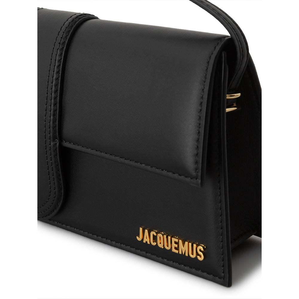 Jacquemus Black Leather Shoulder Bag - Luksusmuotia Jacquemus - Tutustu YVES JAVANNI® 