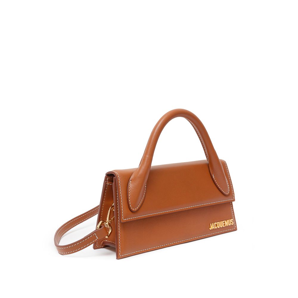 Jacquemus Brown Leather Handbag - Luksusmuotia Jacquemus - Tutustu YVES JAVANNI® 