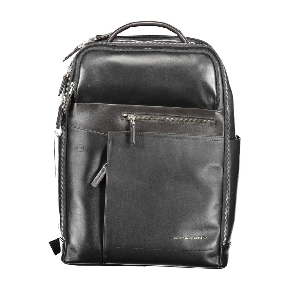 Piquadro Black Nylon Backpack - Luksusmuotia Piquadro - Tutustu YVES JAVANNI® 