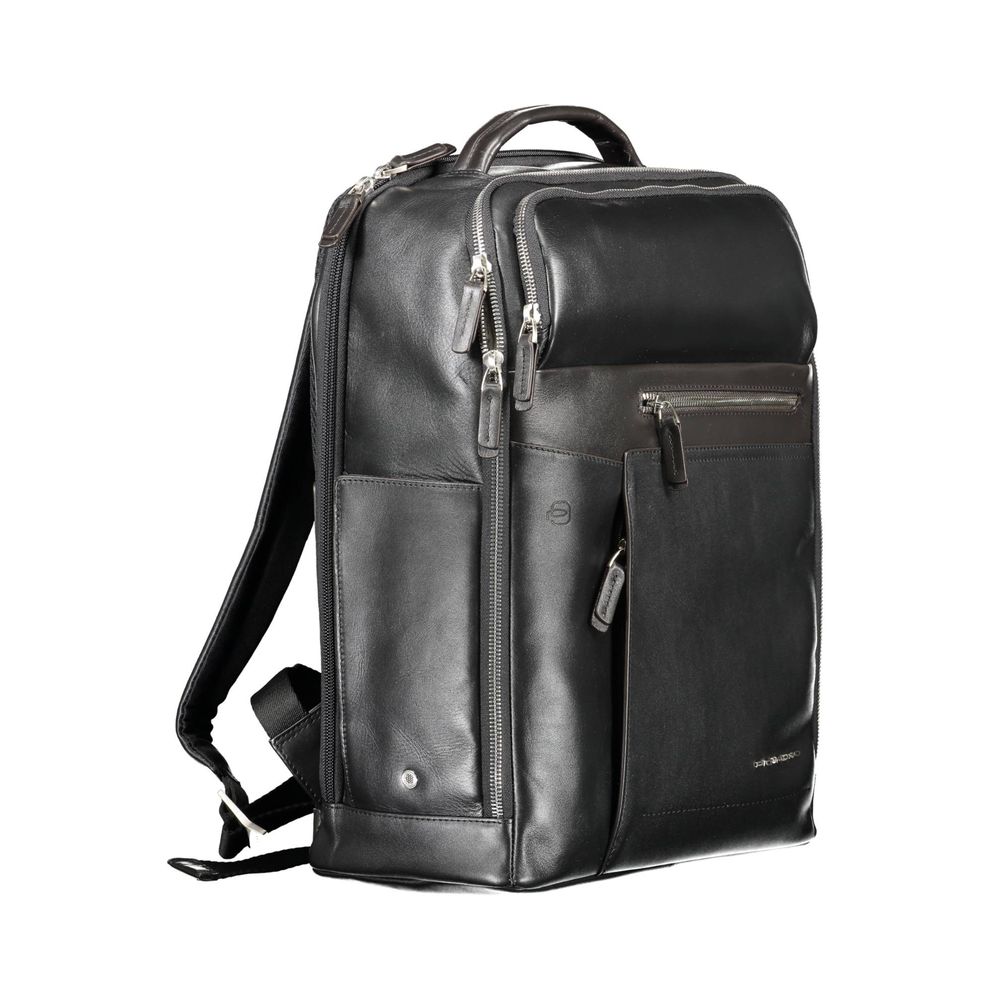 Piquadro Black Nylon Backpack - Luksusmuotia Piquadro - Tutustu YVES JAVANNI® 