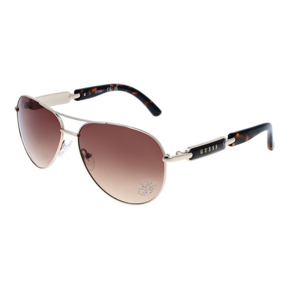 Guess Gold Women Sunglasses - Luksuslaukut ja asusteet Guess - Tutustu YVES JAVANNI® 