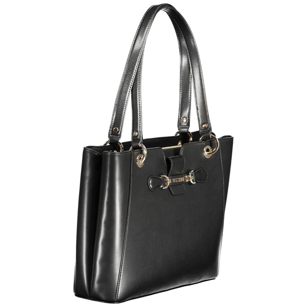 Guess Black Polyethylene Handbag - Luksusmuotia Guess Jeans - Tutustu YVES JAVANNI® 