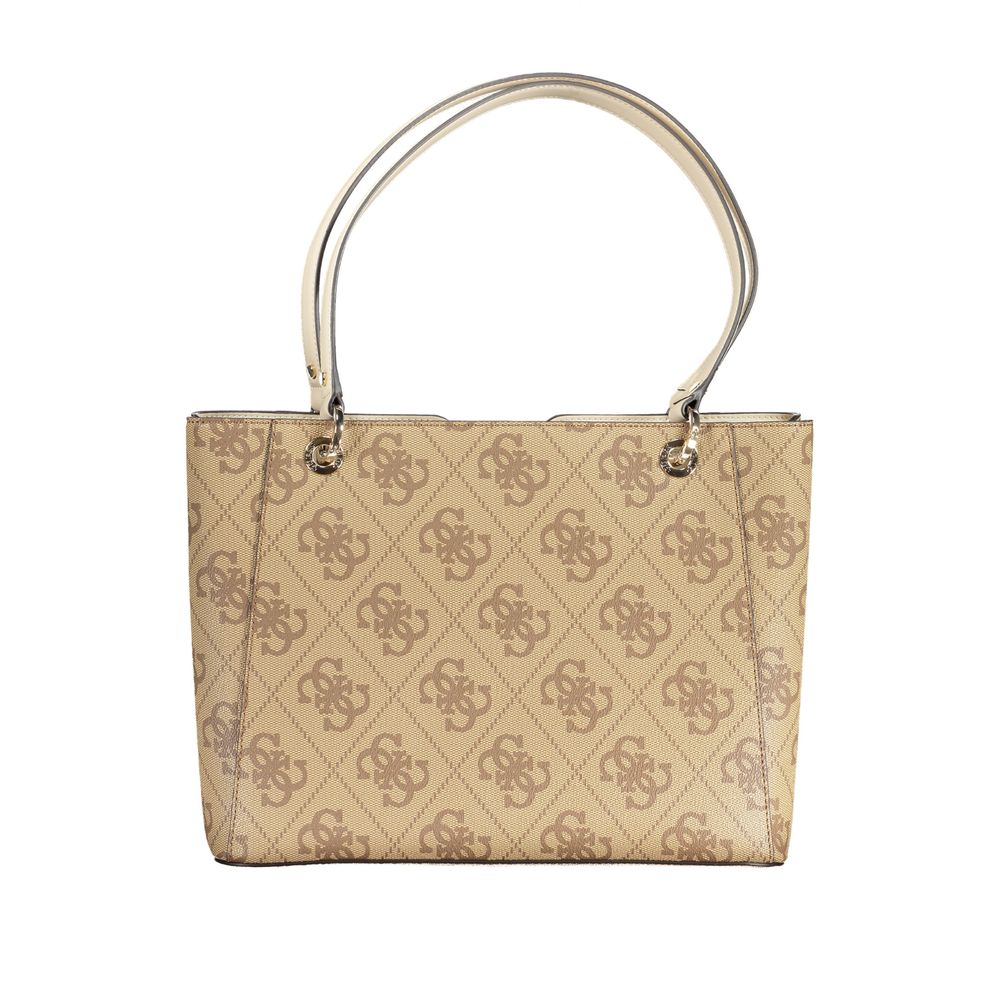 Guess Jeans Beige Polyethylene Handbag - Luxury from Guess Jeans - Shop at YVES JAVANNI