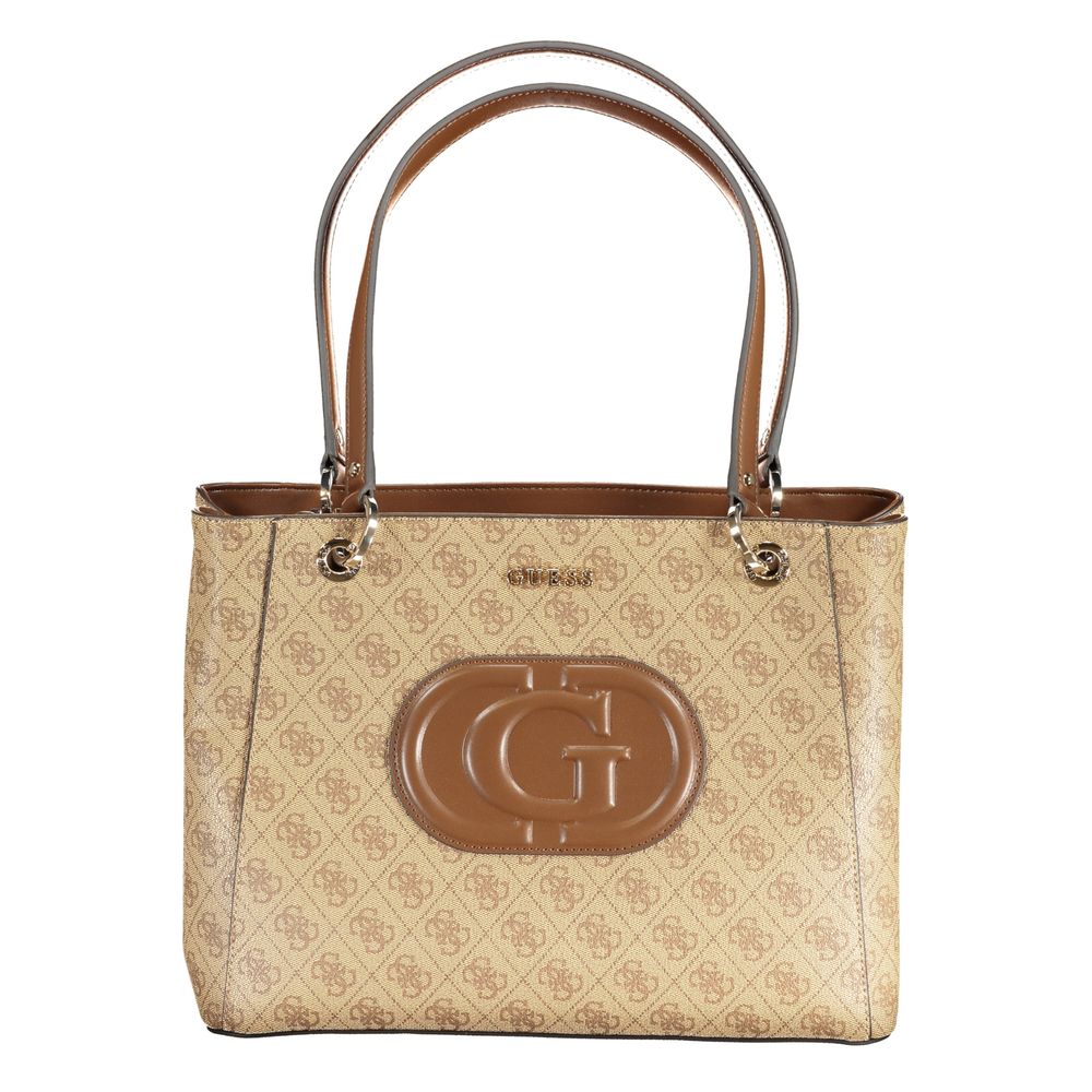 Guess Beige Polyethylene Handbag - Luksusmuotia Guess Jeans - Tutustu YVES JAVANNI® 