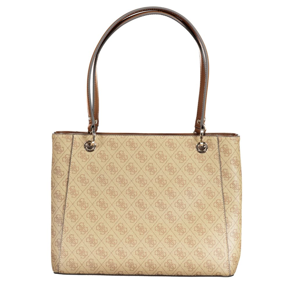 Guess Beige Polyethylene Handbag - Luksusmuotia Guess Jeans - Tutustu YVES JAVANNI® 