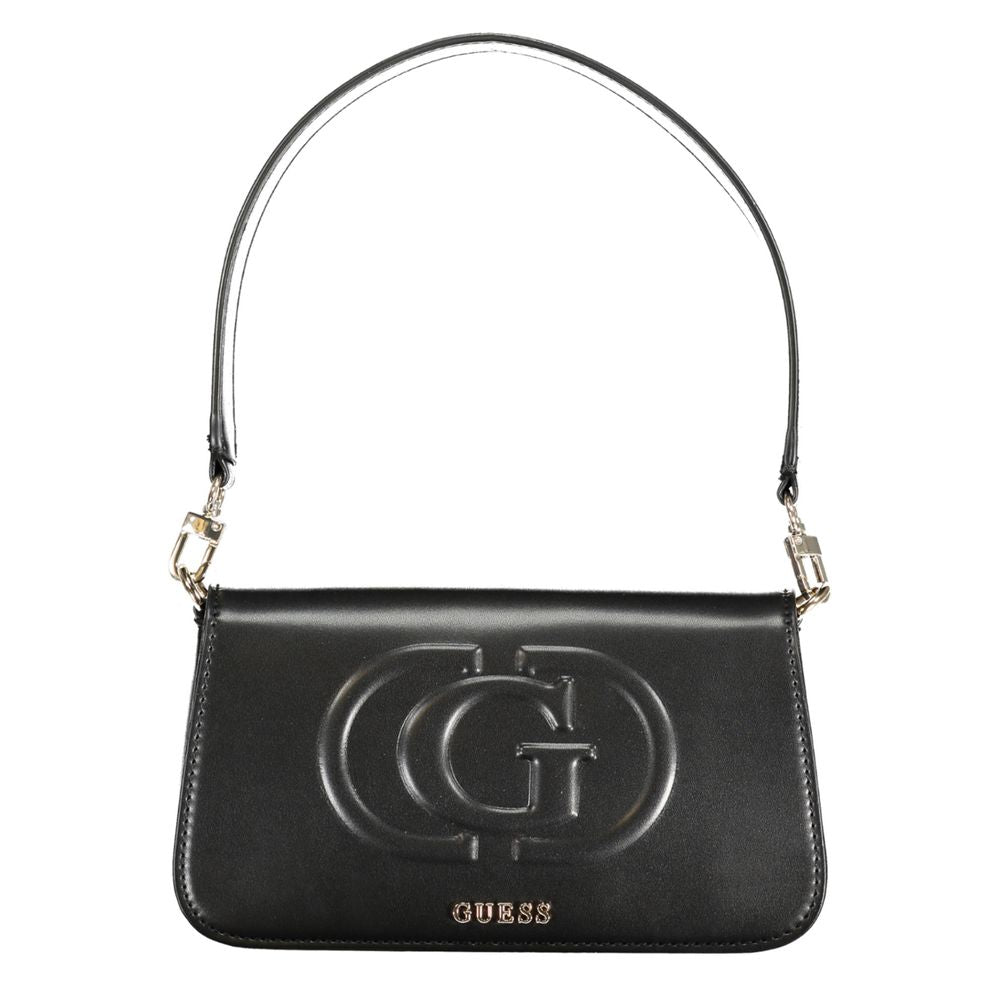 Guess Jeans Black Polyethylene Handbag - Luksusmuotia Guess Jeans - Tutustu YVES JAVANNI® 