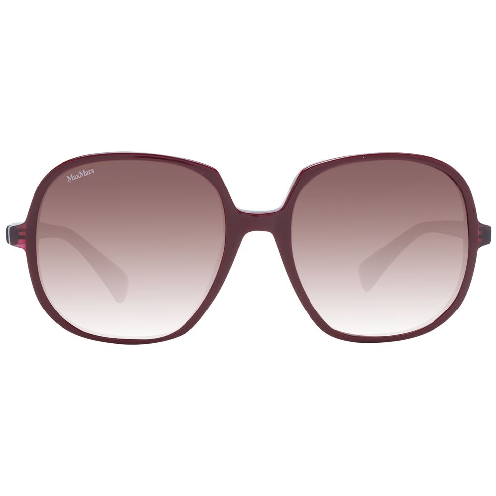 Max Mara Burgundy Women Sunglasses - Luksusmuotia Max Mara - Tutustu YVES JAVANNI® 