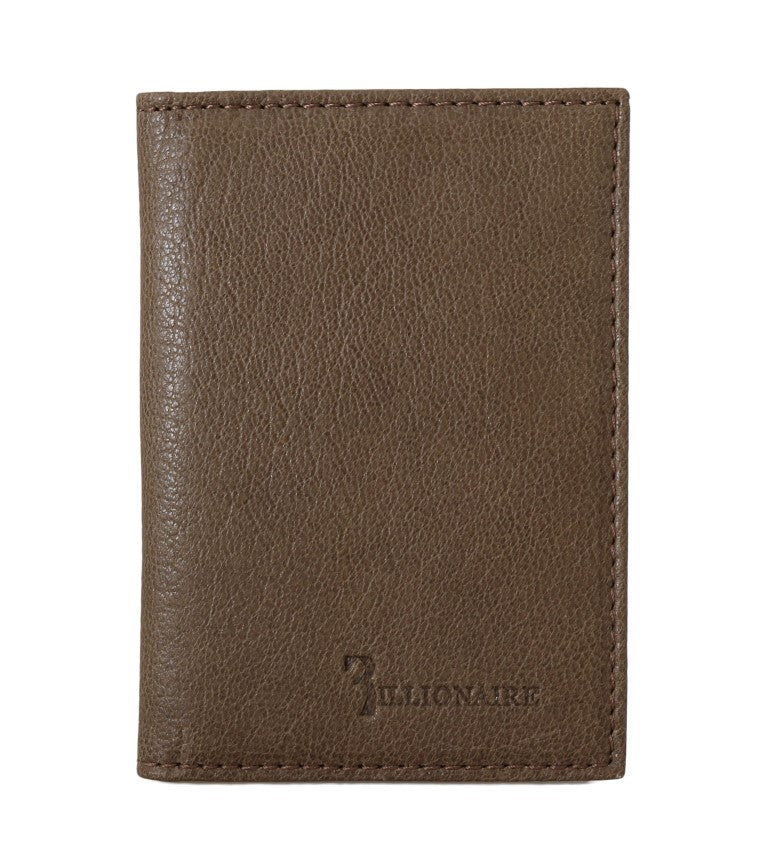 Billionaire Italian Couture Elegant Leather Men's Wallet in Brown - Luksusmuotia Billionaire Italian Couture - Tutustu YVES JAVANNI® 