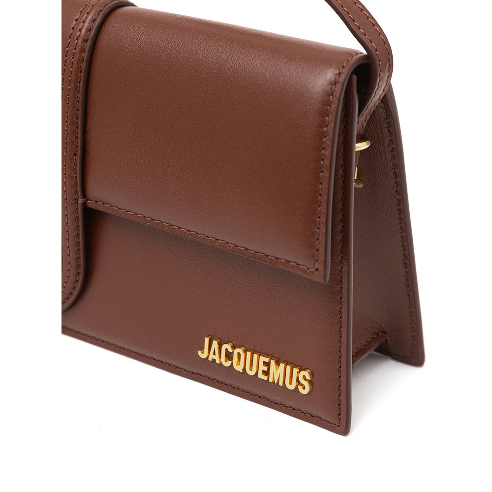 Jacquemus Brown Leather Shoulder Bag - Luksusmuotia Jacquemus - Tutustu YVES JAVANNI® 