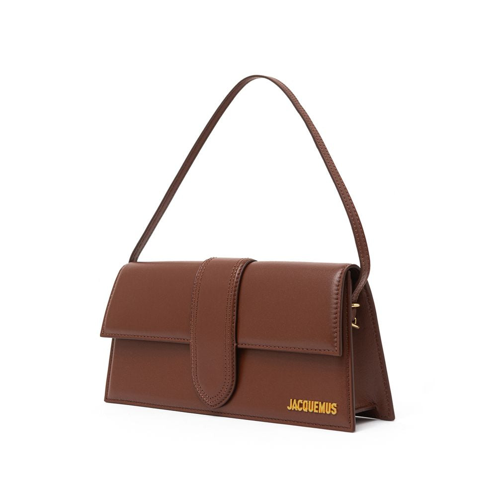 Jacquemus Brown Leather Shoulder Bag - Luksusmuotia Jacquemus - Tutustu YVES JAVANNI® 