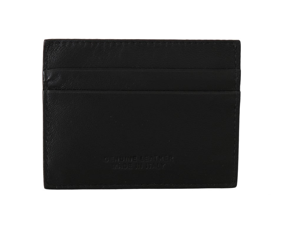 Billionaire Italian Couture Exquisite Black Leather Men's Wallet - Luksuslaukut ja asusteet Billionaire Italian Couture - Tutustu YVES JAVANNI® 