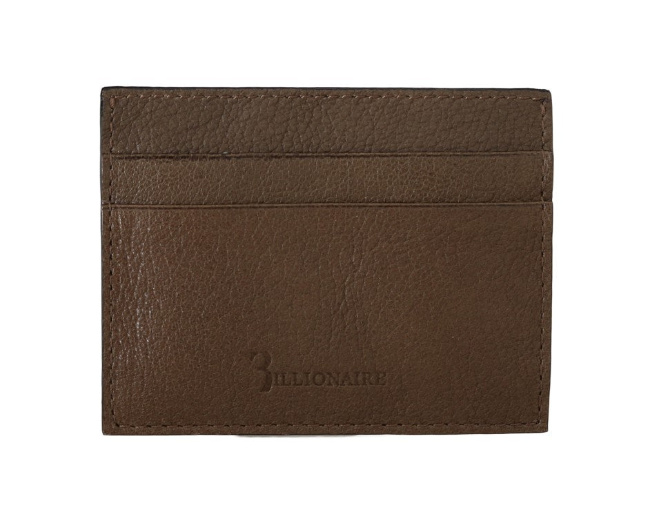 Billionaire Italian Couture Elegant Turtledove Leather Men's Wallet - Luksusmuotia Billionaire Italian Couture - Tutustu YVES JAVANNI® 