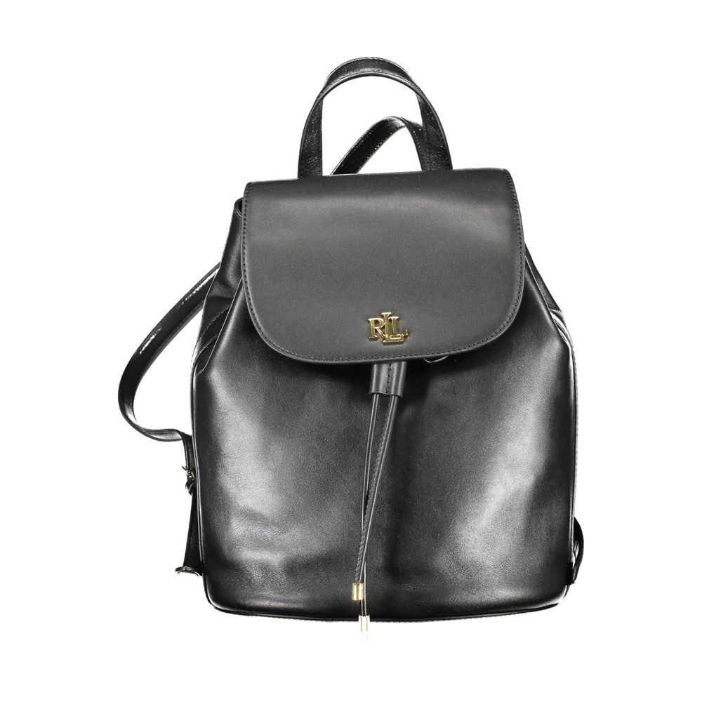 Ralph Lauren Black Leather Backpack - Luksuslaukut ja asusteet Ralph Lauren - Tutustu YVES JAVANNI® 