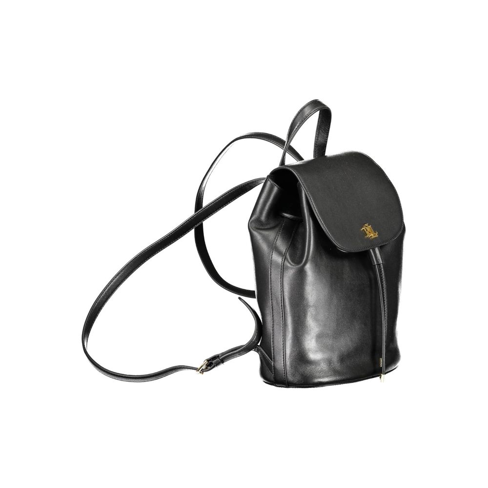 Ralph Lauren Black Leather Backpack - Luksuslaukut ja asusteet Ralph Lauren - Tutustu YVES JAVANNI® 