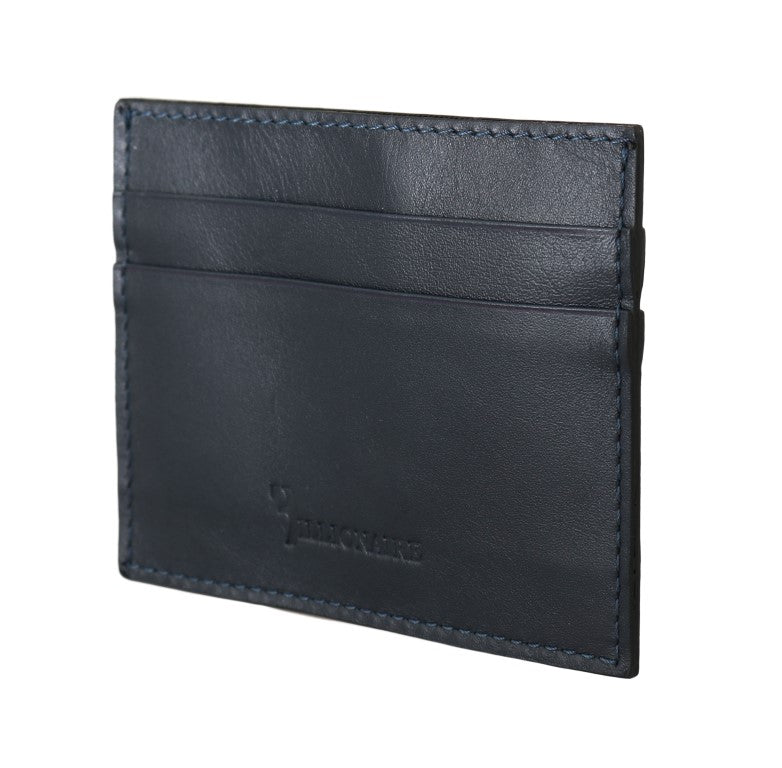 Billionaire Italian Couture Elegant Blue Leather Men's Wallet - Luksusmuotia Billionaire Italian Couture - Tutustu YVES JAVANNI® 