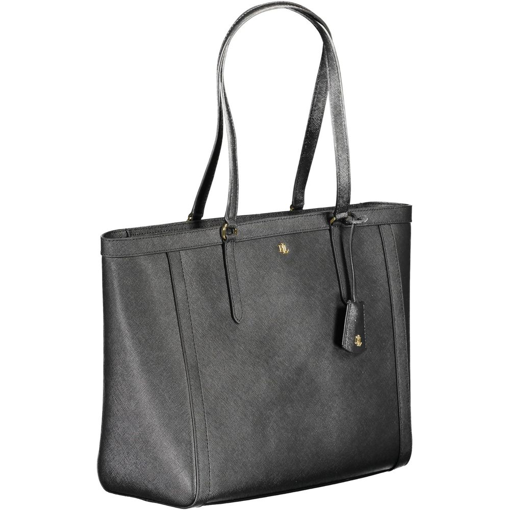 Ralph Lauren Black Leather Handbag - Luksuslaukut ja asusteet Ralph Lauren - Tutustu YVES JAVANNI® 