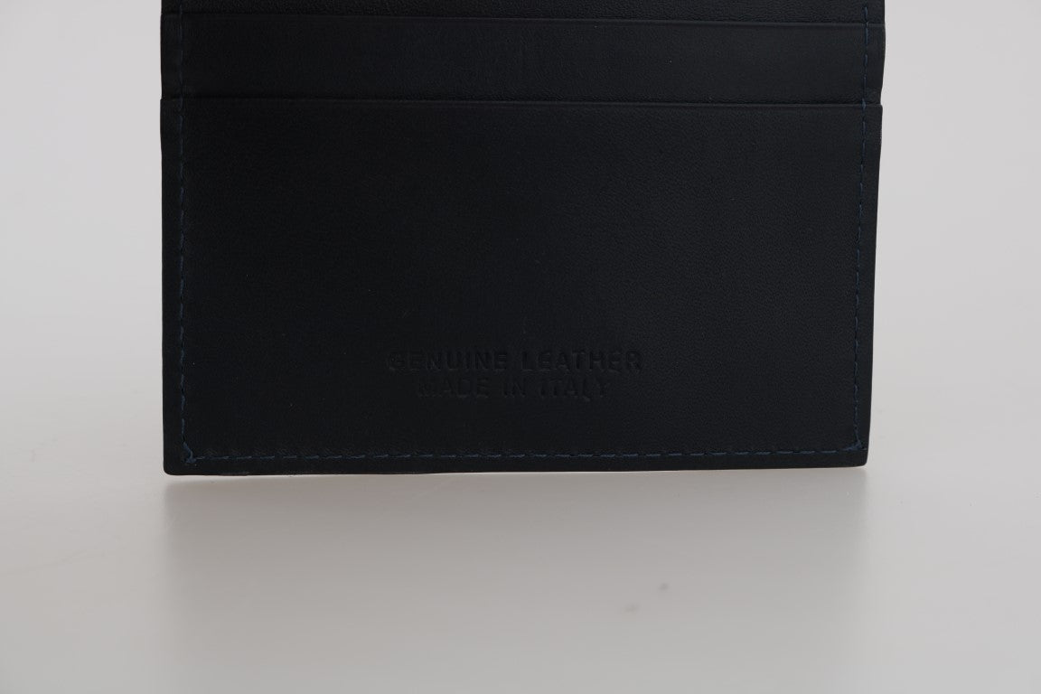 Billionaire Italian Couture Elegant Blue Leather Men's Wallet - Luksusmuotia Billionaire Italian Couture - Tutustu YVES JAVANNI® 