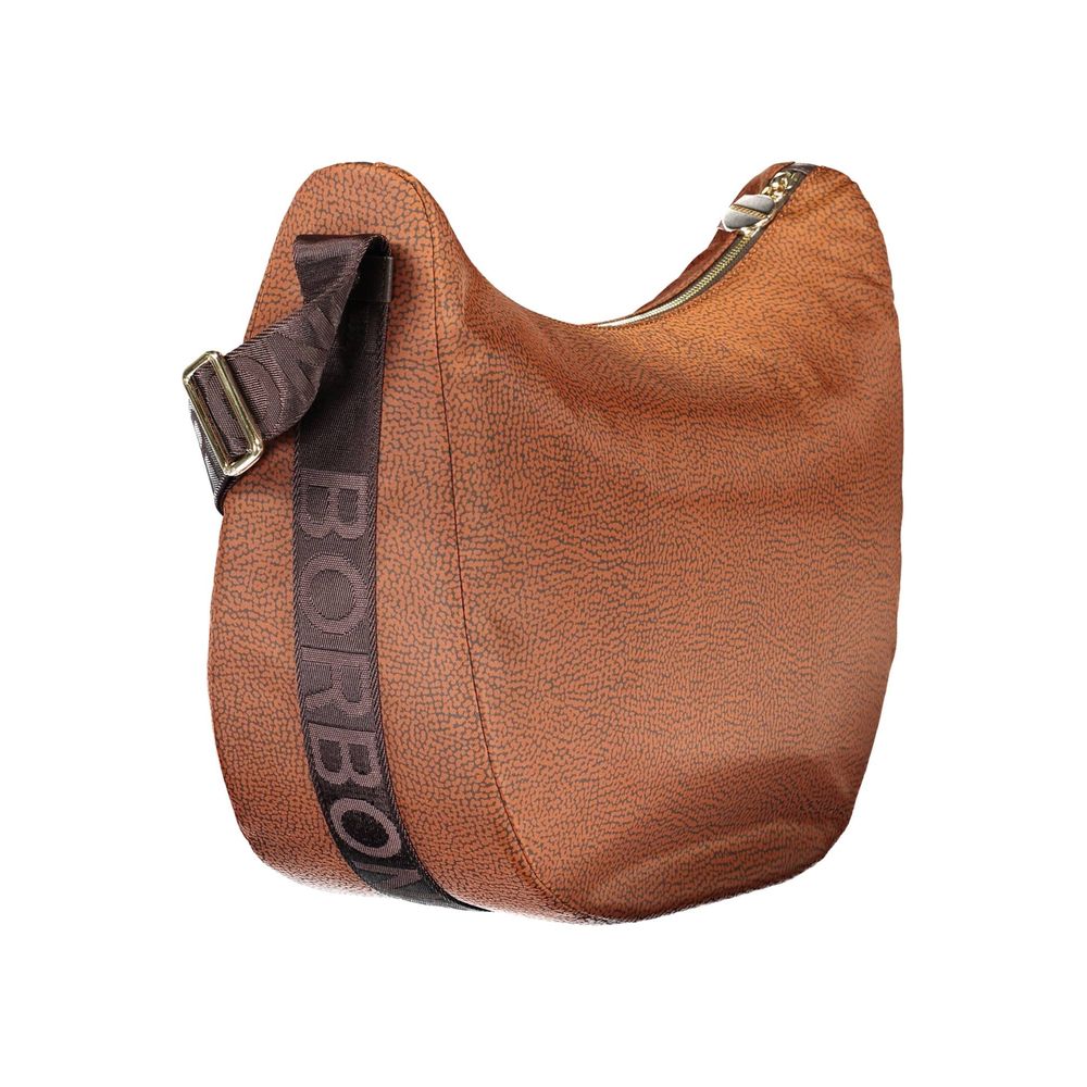 Borbonese Brown Polyester Handbag - Luksuslaukut ja asusteet Borbonese - Tutustu YVES JAVANNI® 