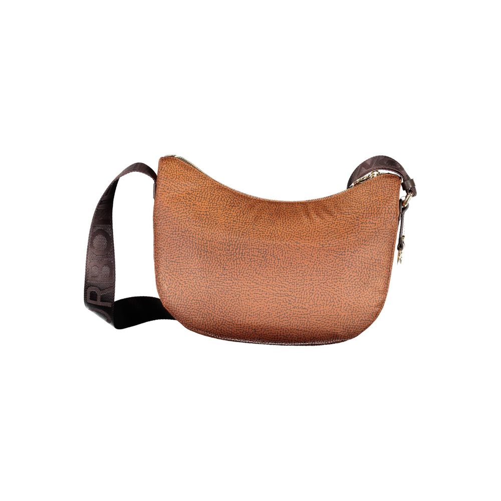 Borbonese Brown Polyester Handbag - Luksuslaukut ja asusteet Borbonese - Tutustu YVES JAVANNI® 