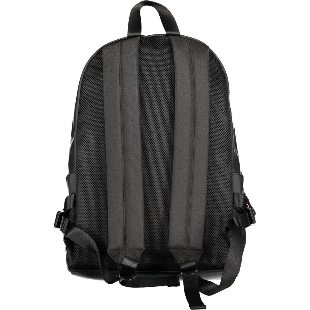 Tommy Hilfiger Black Polyester Backpack - Luksuslaukut ja asusteet Tommy Hilfiger - Tutustu YVES JAVANNI® 