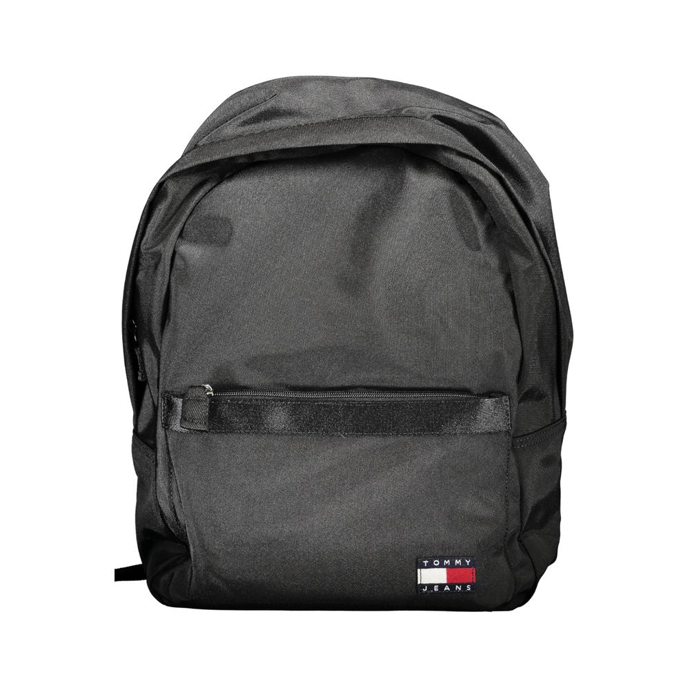 Tommy Hilfiger Black Polyester Backpack - Luksuslaukut ja asusteet Tommy Hilfiger - Tutustu YVES JAVANNI® 