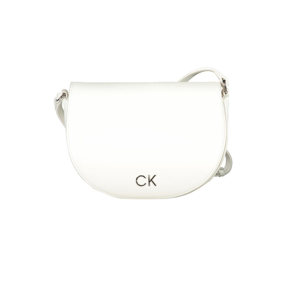 Calvin Klein White Polyethylene Handbag - Luksuslaukut ja asusteet Calvin Klein - Tutustu YVES JAVANNI® 