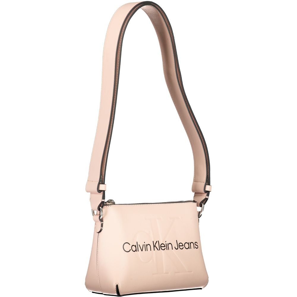 Calvin Klein Pink Polyethylene Handbag - Luksuslaukut ja asusteet Calvin Klein - Tutustu YVES JAVANNI® 