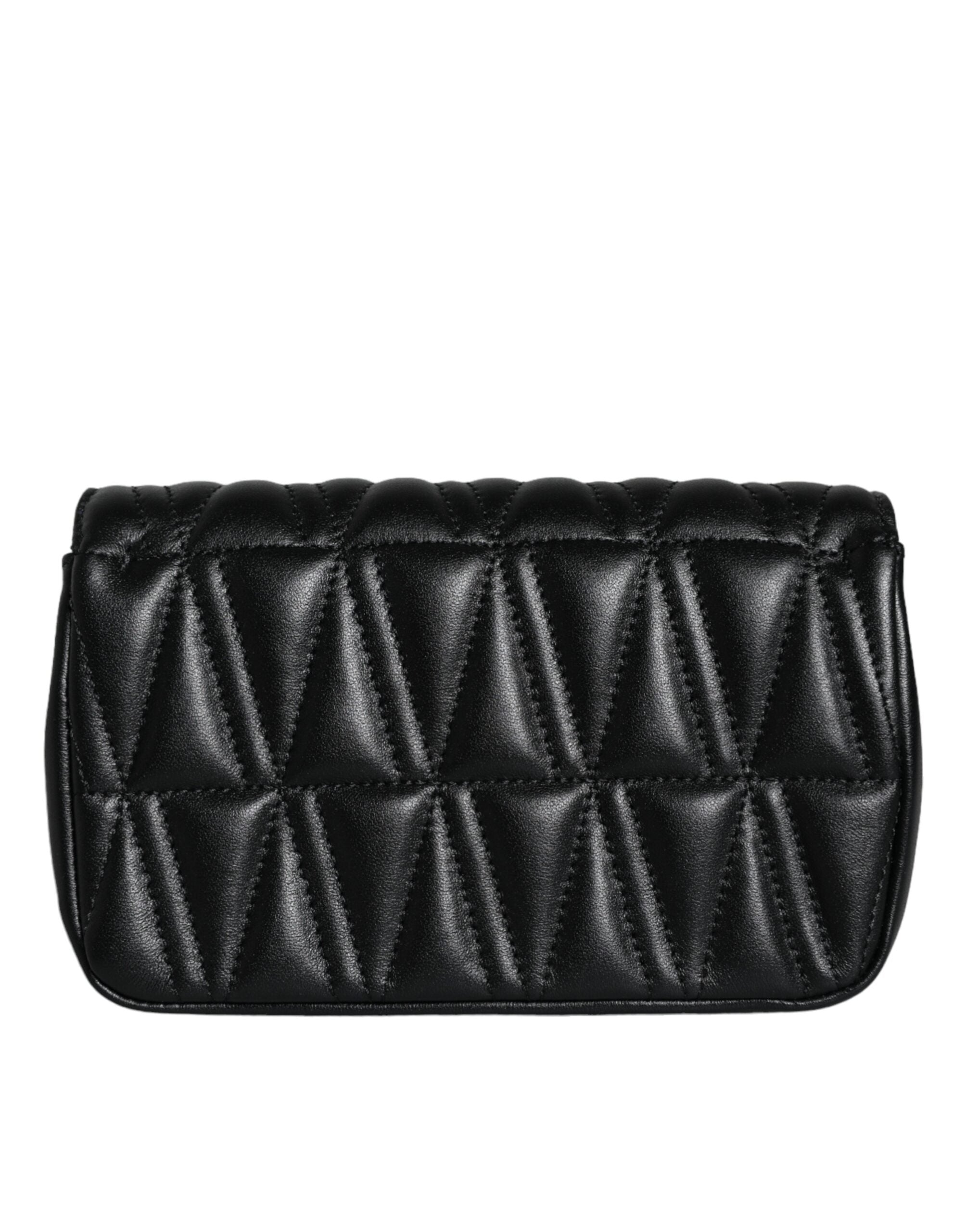 Versace Black Mini Nappa Leather Crossbody Shoulder Bag - Luksuslaukut ja asusteet Versace - Tutustu YVES JAVANNI® 