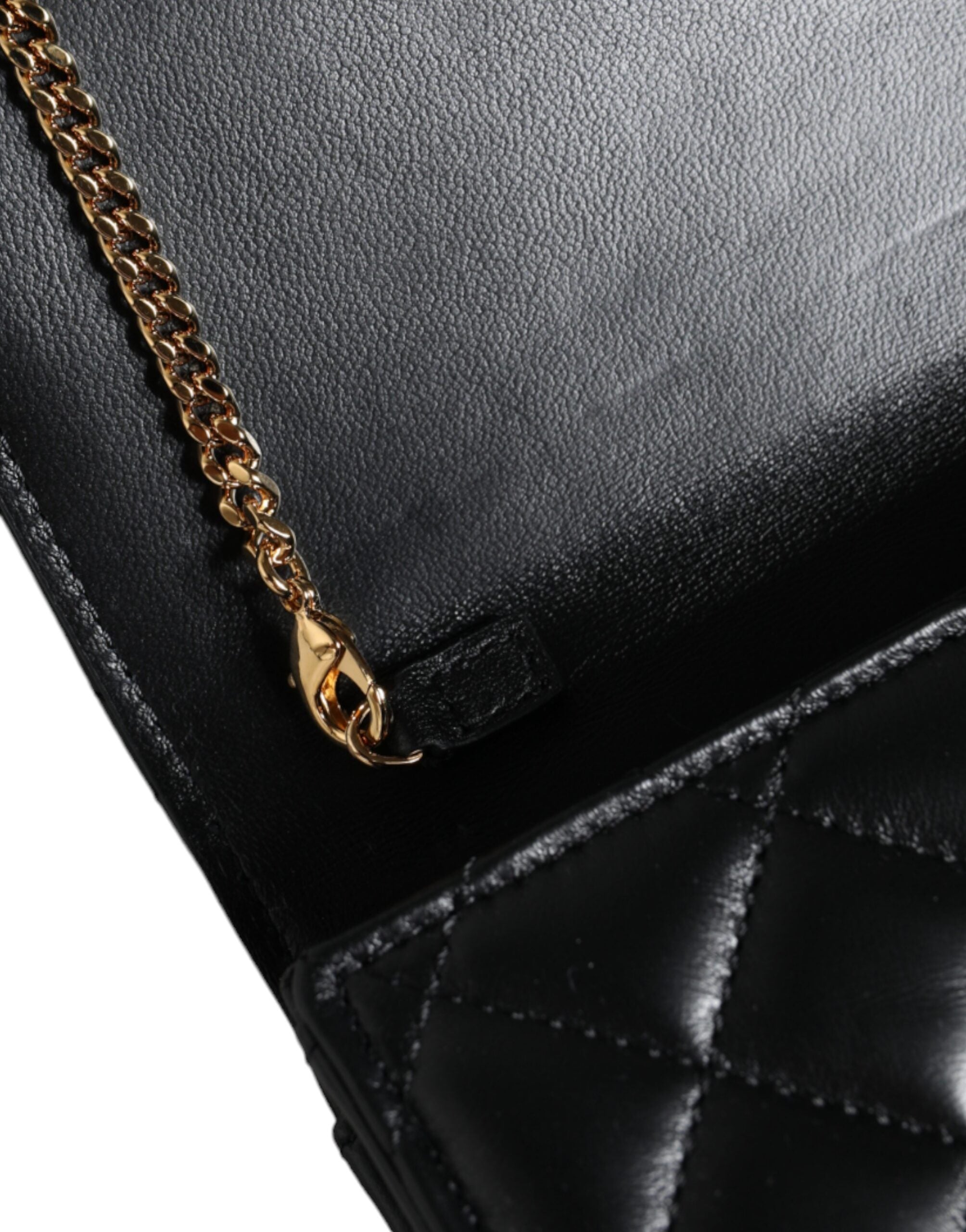 Versace Black Quilted Nappa Leather Crossbody Shoulder Bag - Luksuslaukut ja asusteet Versace - Tutustu YVES JAVANNI® 