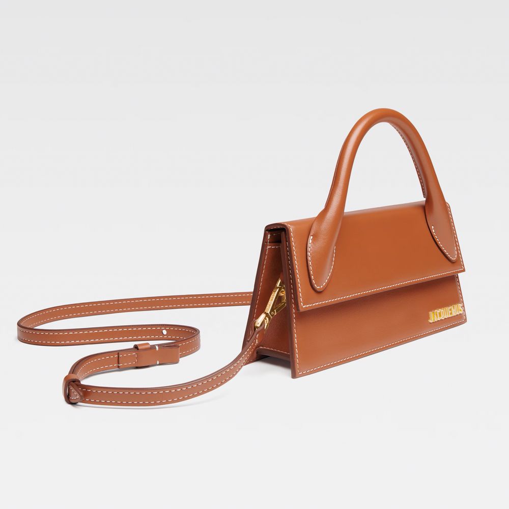 Jacquemus Brown Leather Crossbody Bag - Luksuslaukut ja asusteet Jacquemus - Tutustu YVES JAVANNI® 