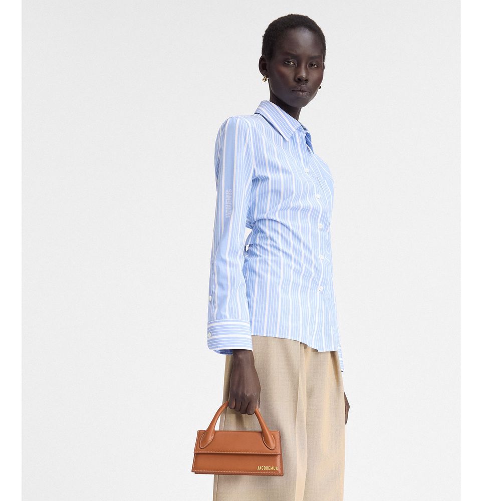 Jacquemus Brown Leather Crossbody Bag - Luksuslaukut ja asusteet Jacquemus - Tutustu YVES JAVANNI® 