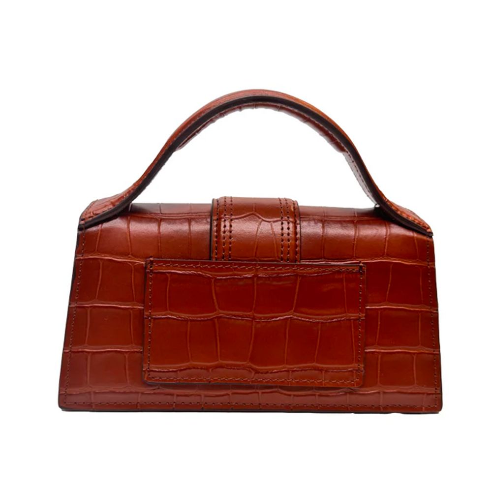 Jacquemus "Le Bambino" Brown Leather Crossbody Bag - Luksusmuotia Jacquemus - Tutustu YVES JAVANNI® 