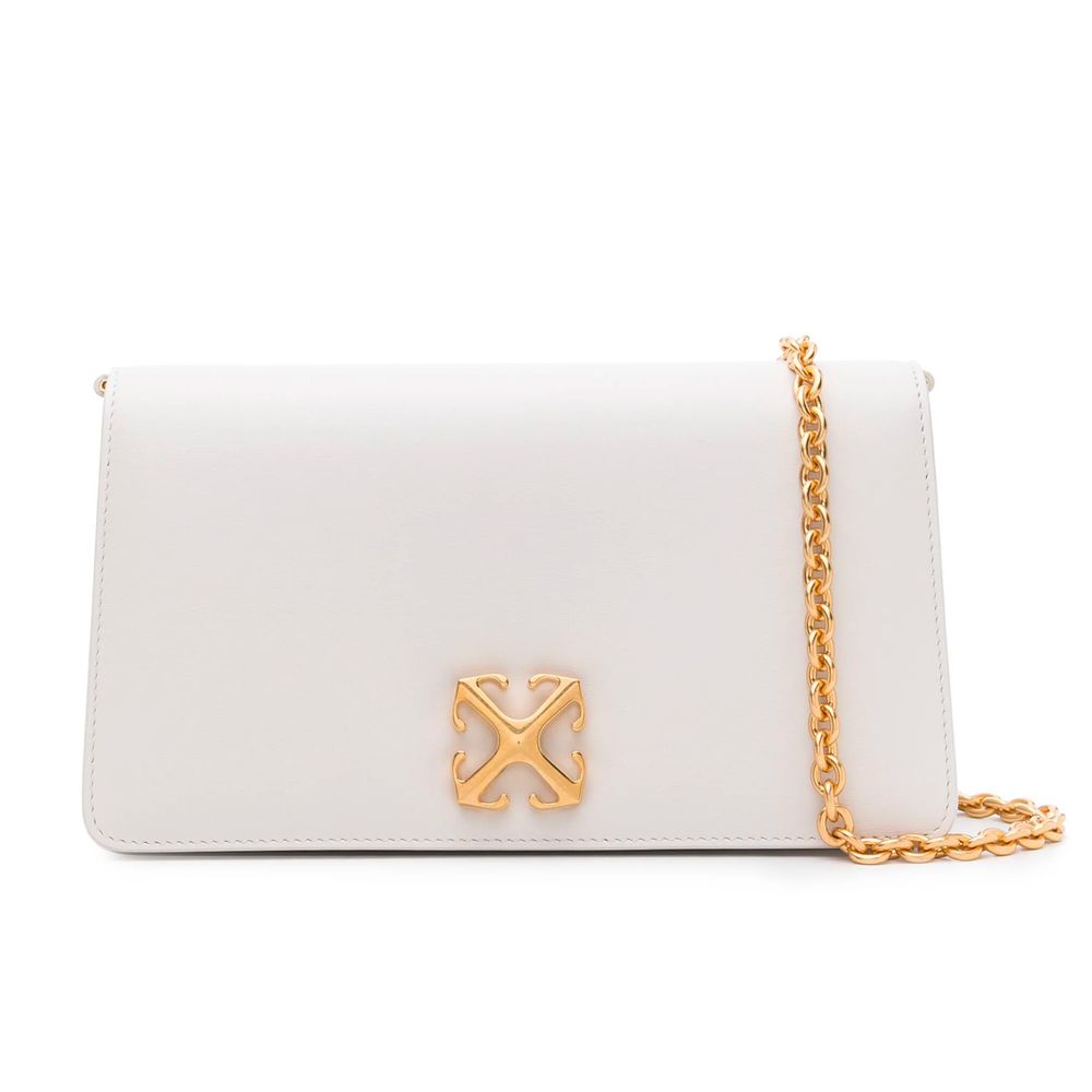 Off-White White Leather Crossbody Bag - Luksuslaukut ja asusteet Off-White - Tutustu YVES JAVANNI® 