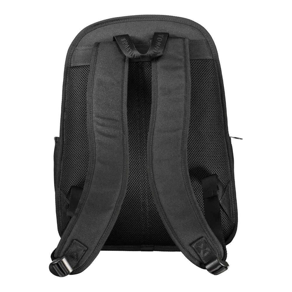 Tommy Hilfiger Black Polyester Backpack - Luksuslaukut ja asusteet Tommy Hilfiger - Tutustu YVES JAVANNI® 