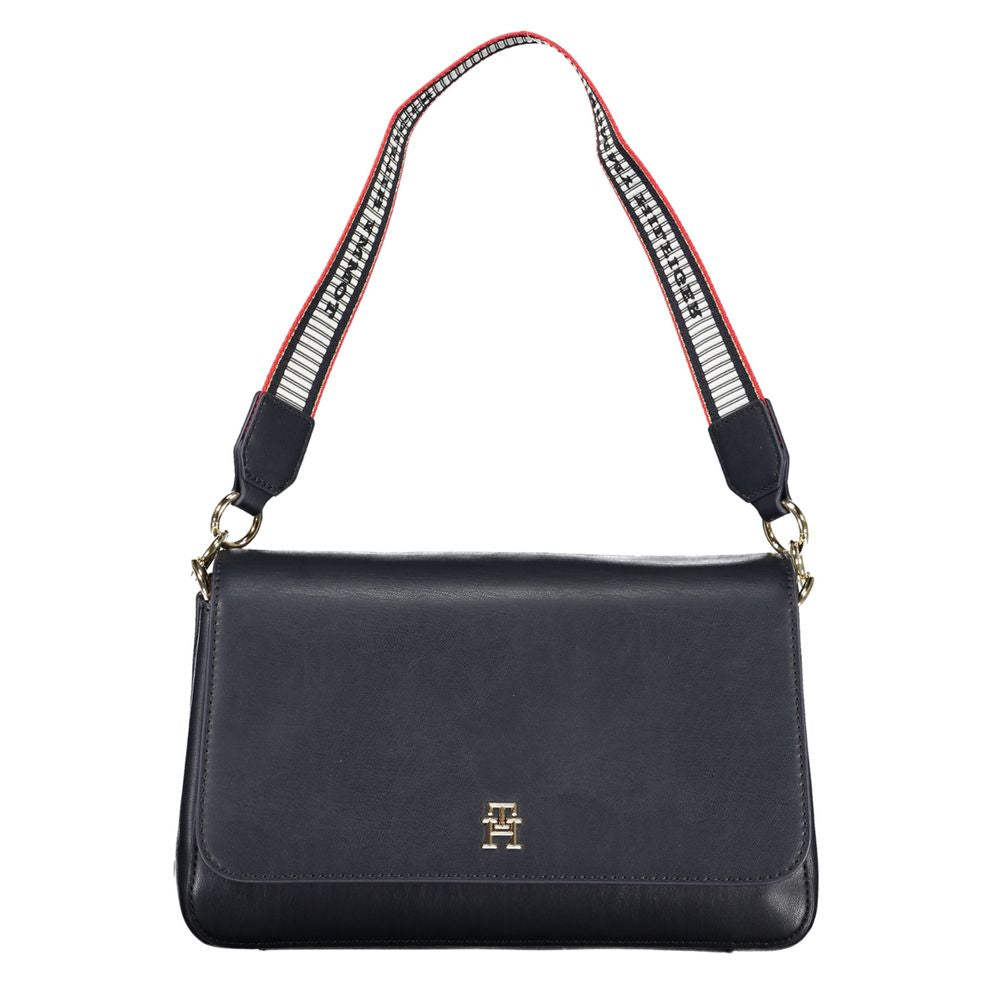 Tommy Hilfiger Blue Polyethylene Handbag - Luksuslaukut ja asusteet Tommy Hilfiger - Tutustu YVES JAVANNI® 