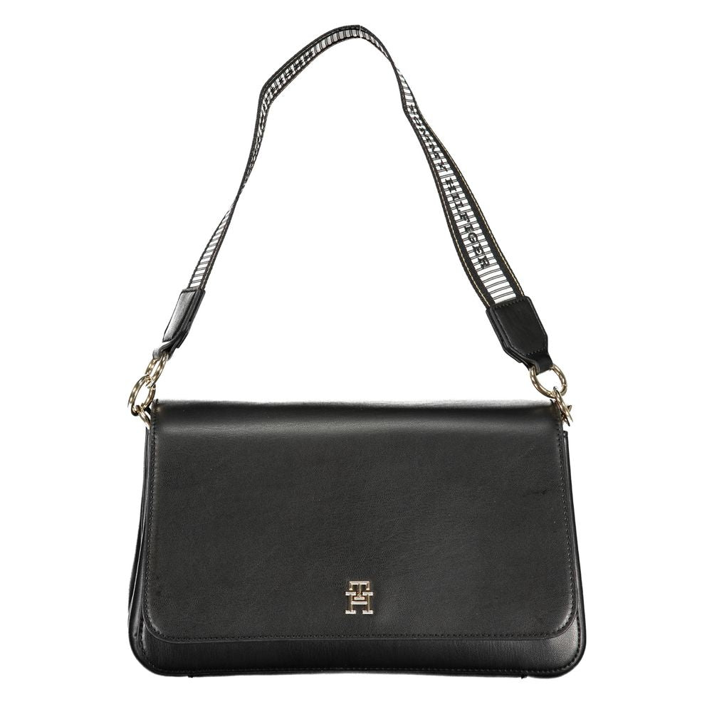 Tommy Hilfiger Black Polyethylene Handbag - Luksuslaukut ja asusteet Tommy Hilfiger - Tutustu YVES JAVANNI® 