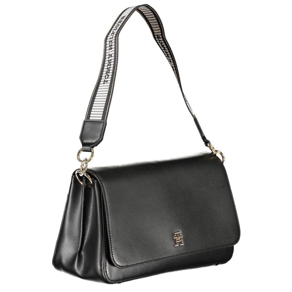 Tommy Hilfiger Black Polyethylene Handbag - Luksuslaukut ja asusteet Tommy Hilfiger - Tutustu YVES JAVANNI® 