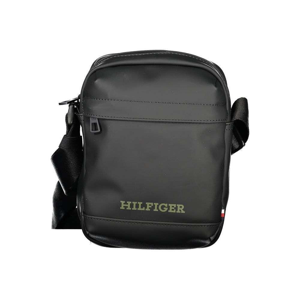 Tommy Hilfiger Black Polyethylene Shoulder Bag - Luksuslaukut ja asusteet Tommy Hilfiger - Tutustu YVES JAVANNI® 