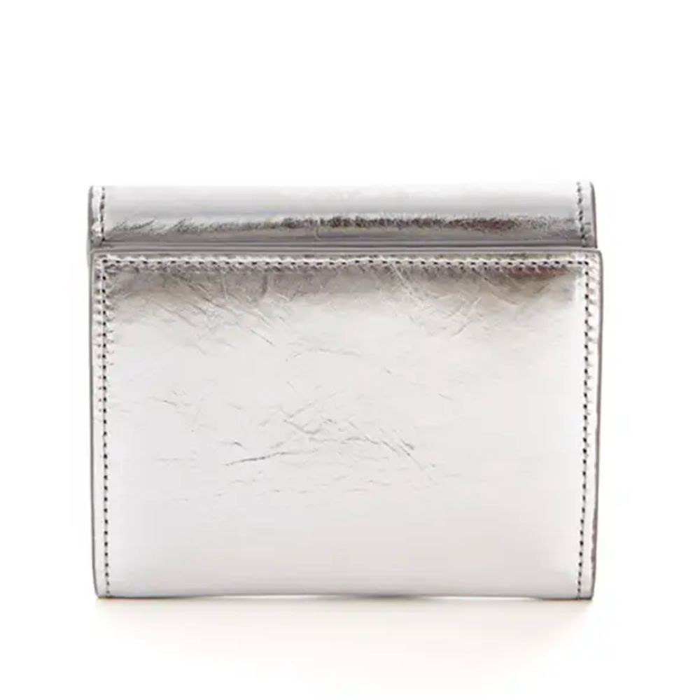 Off-White Silver Leather Wallet - Luksuslaukut ja asusteet Off-White - Tutustu YVES JAVANNI® 