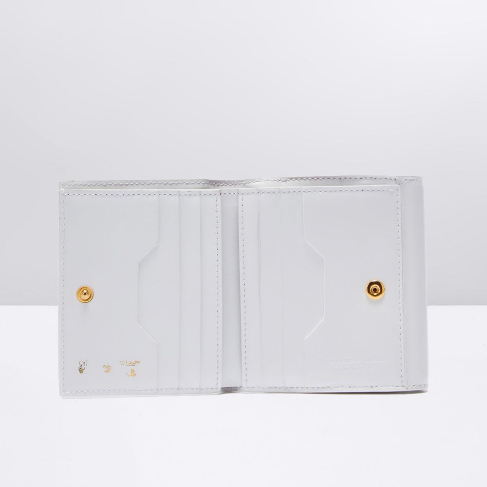 Off-White White Leather Wallet - Luksuslaukut ja asusteet Off-White - Tutustu YVES JAVANNI® 