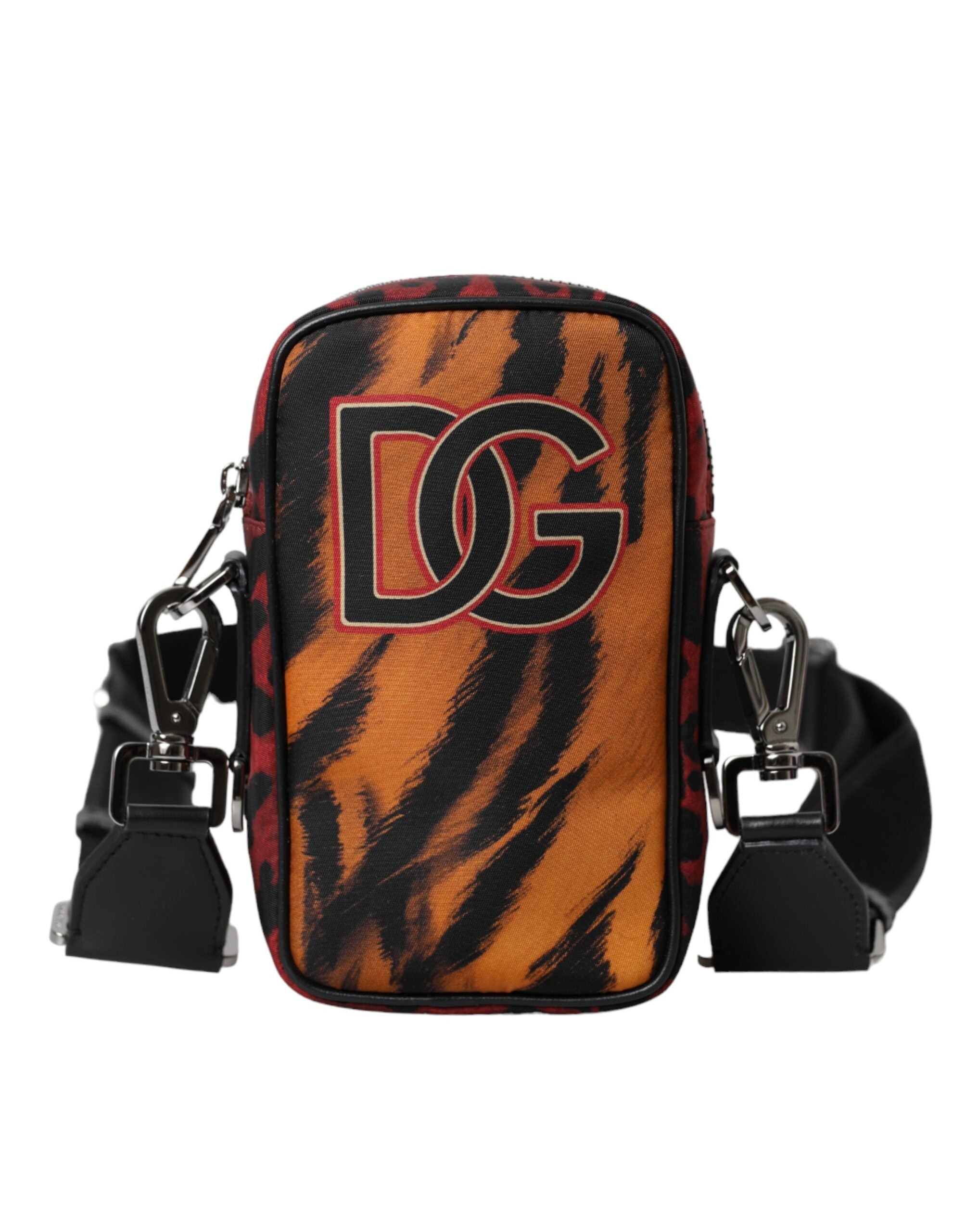 Dolce & Gabbana Multicolor Tiger Print Nylon Logo Cross Body Bag - Luksuslaukut ja asusteet Dolce & Gabbana - Tutustu YVES JAVANNI® 