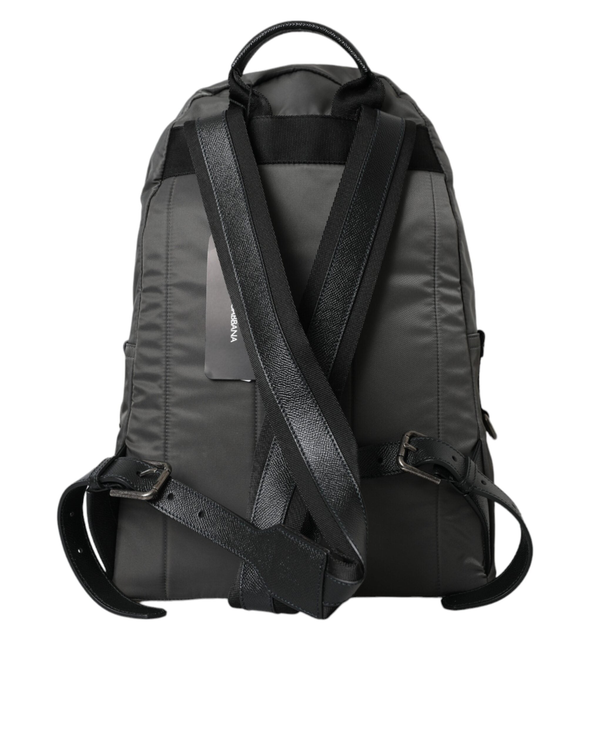 Dolce & Gabbana Dark Gray Nylon #DGFamily Patch Men Backpack Bag - Luksuslaukut ja asusteet Dolce & Gabbana - Tutustu YVES JAVANNI® 