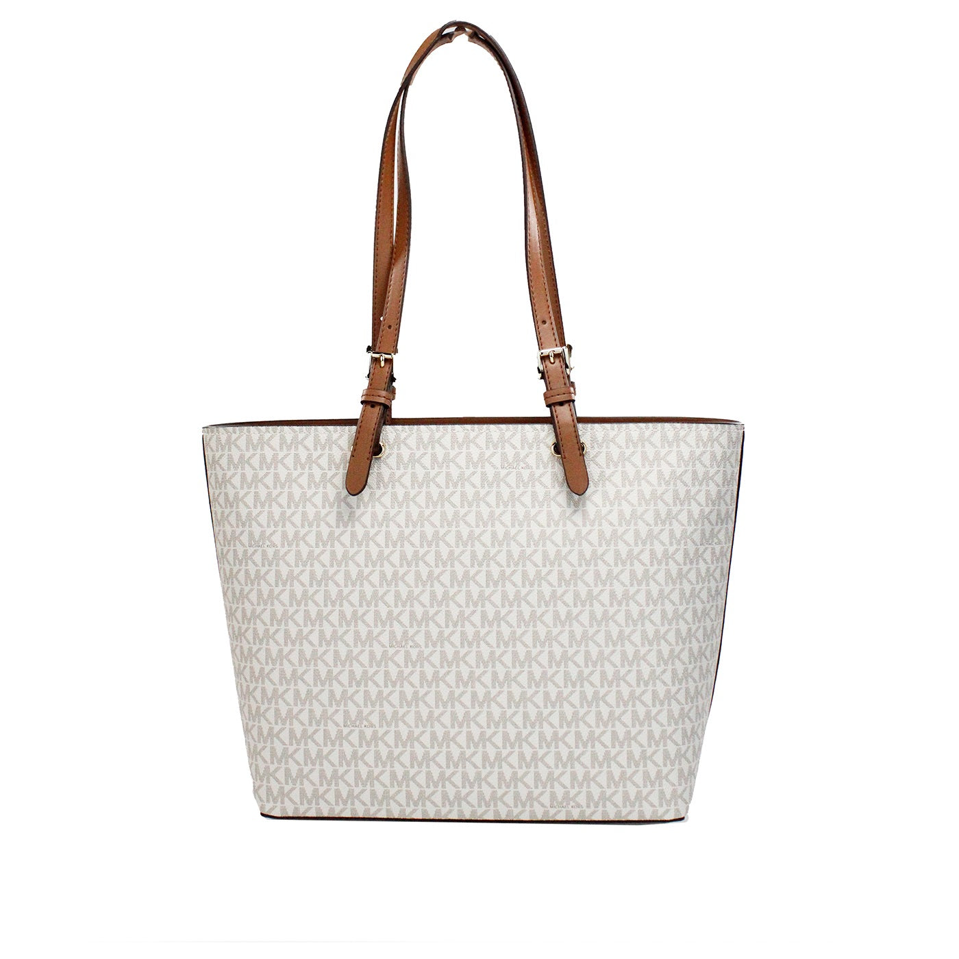 Michael Kors Jet Set Medium Vanilla Double Pocket Tote Bag - Luksuslaukut ja asusteet Michael Kors - Tutustu YVES JAVANNI® 